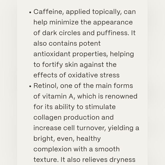 NEW TWENTYNINE PALMS MIRA LUNA RETINOL CERAMIDES CLEAN BEAUTY EYE CREAM .42 OZ - Picture 5 of 9